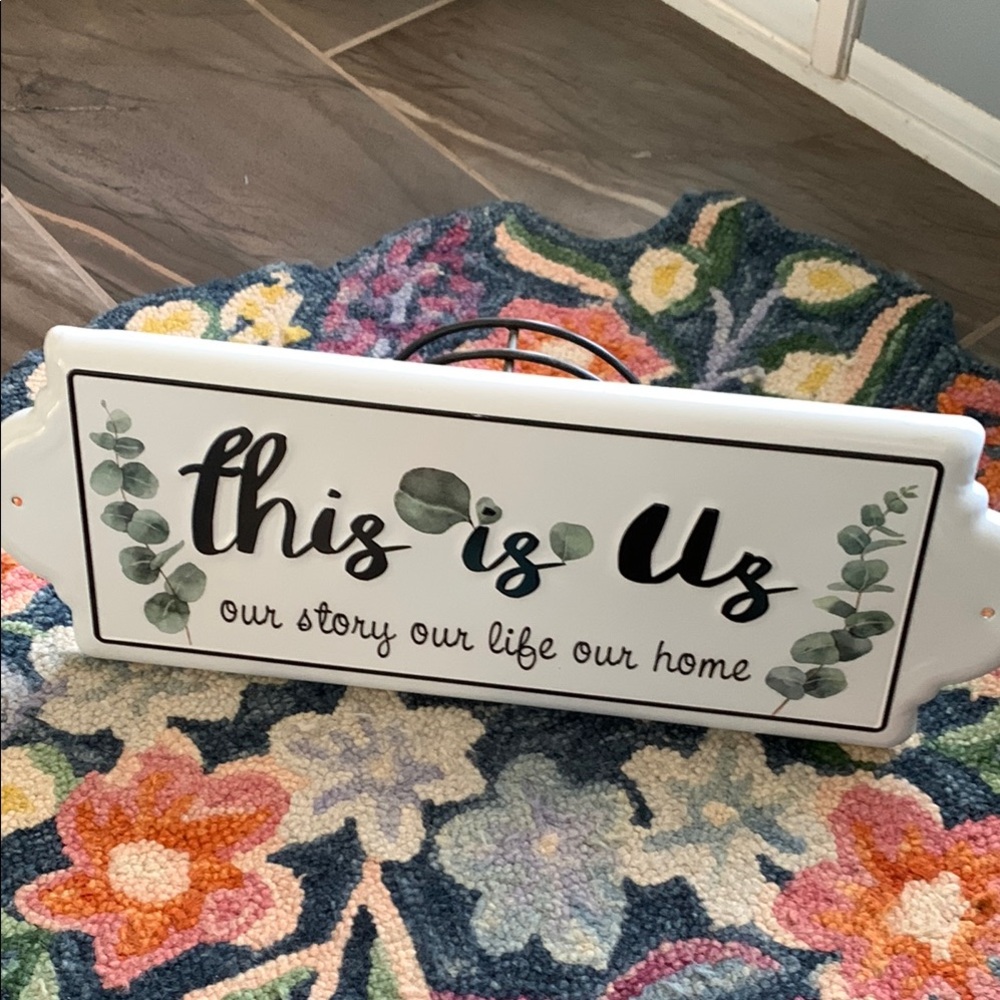 Decorative 'This is Us' Wall Sign